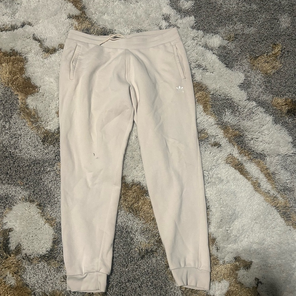 Adidas Off-White Fleece Joggers